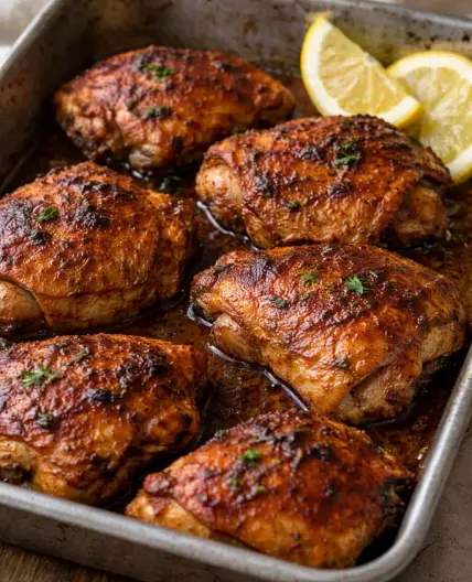 Baked Chicken Thighs