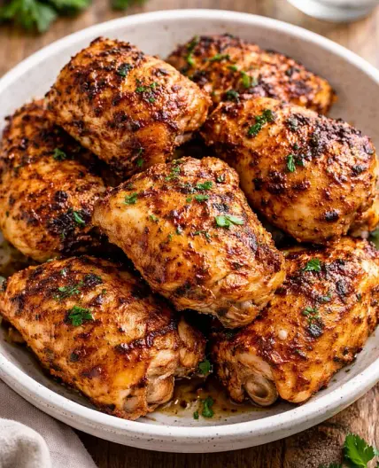 Oven Baked Chicken Thighs