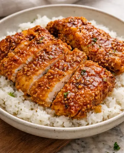 Honey Garlic Crispy Chicken