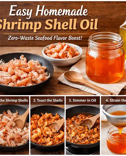 Homemade Shrimp Shell Oil