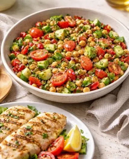 Mediterranean Vegetable Skillet