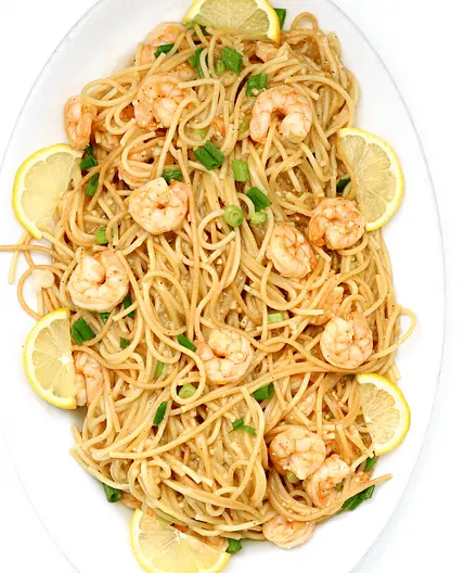 Instant Pot Shrimp Scampi Pasta