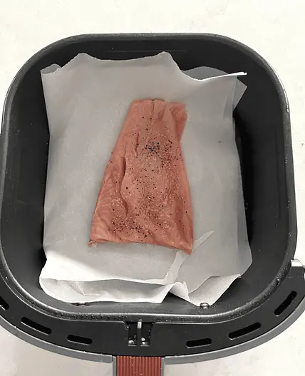 Air fryer salmon