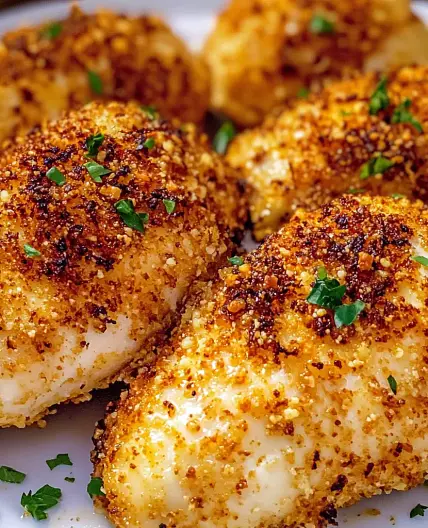 Crispy Air Fryer Parmesan Chicken Easy Weeknight Dinner