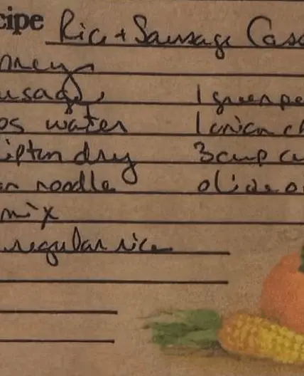 Rice and Sausage Casserole