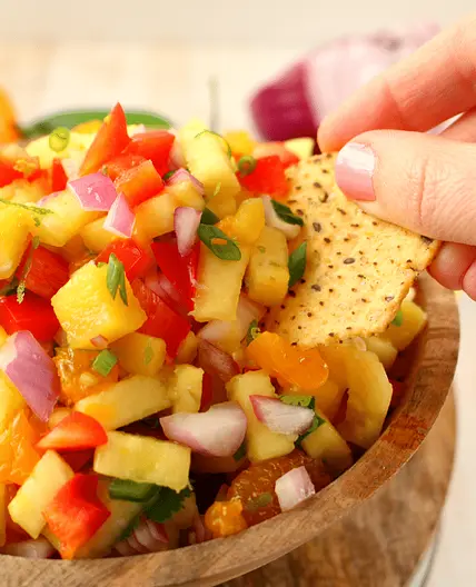 Tropical Pineapple Mango Salsa