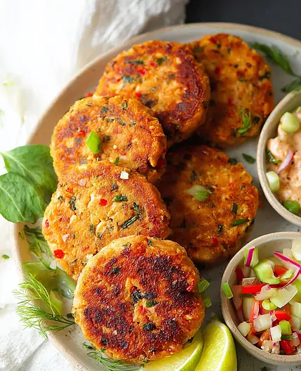 Easy Salmon Fish Cakes Using Canned Salmon
