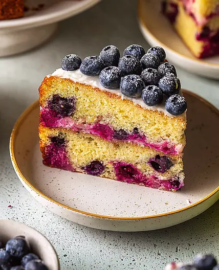 Gluten-Free Lemon Blueberry Cake Recipe