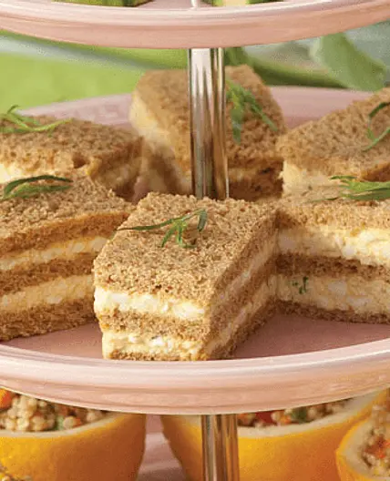 Tarragon-Egg Salad Finger Sandwiches