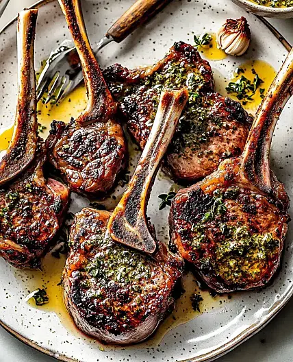 Easter Lamb Chops with Garlic Herb Butter Easy Weeknight Recipe