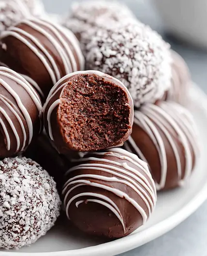 Decadent Chocolate Brownie Balls Recipe