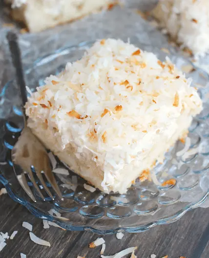 Coconut Cream Poke Cake