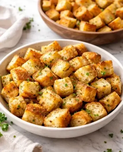 Easy Baked Croutons