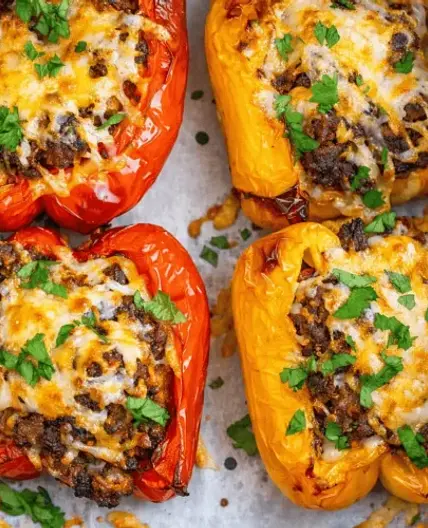 Airfryer gefüllte Paprika