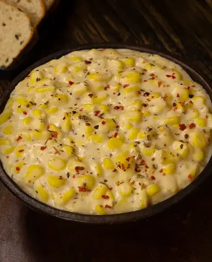 Creamy Cheesy Corn