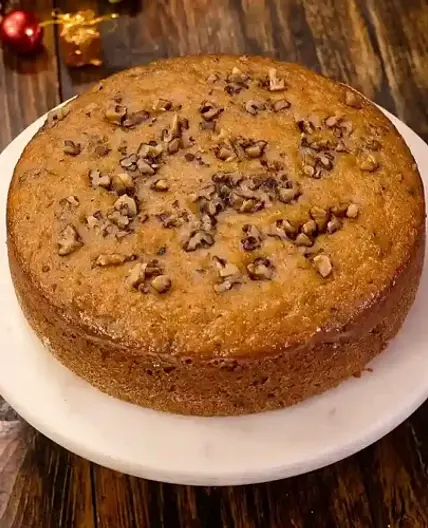 Eggless Carrot Cake