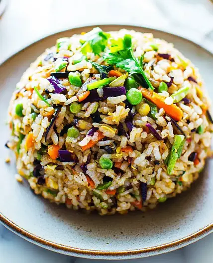 Extra Vegetable Fried Rice Easy Weeknight Dinner