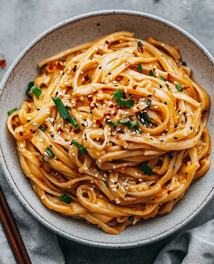 Spicy Sesame Garlic Noodles — Chompions