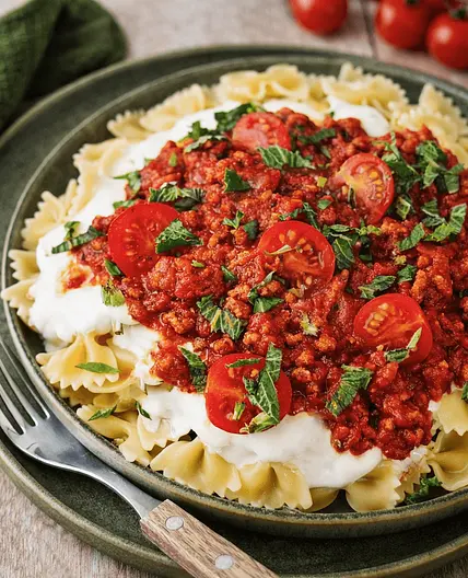 Mediterrane Joghurt-Pasta