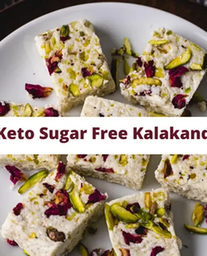 Keto Sugar Free Kalakand Recipe