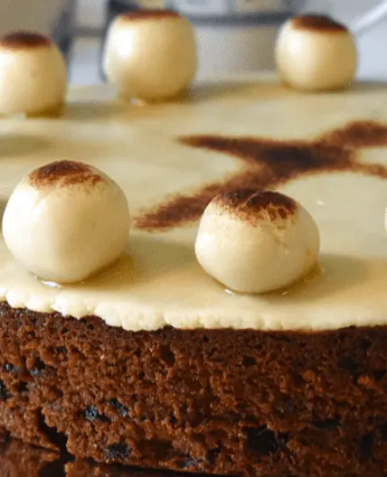 Simnel Cake (Optional Sourdough & Fresh Milled Flour)