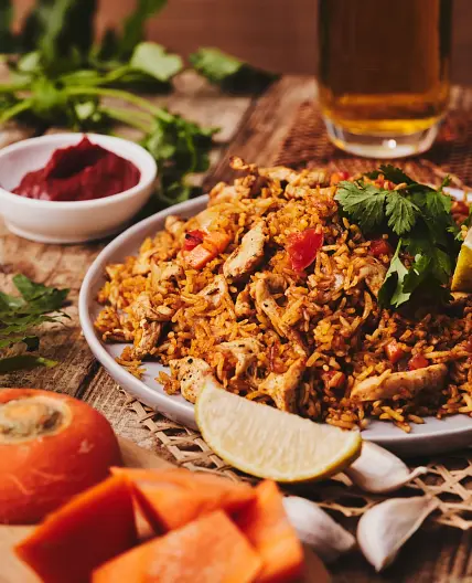 Spiced Mauritian fried rice