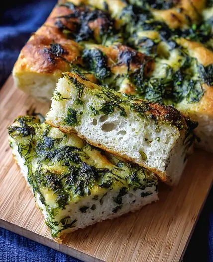 Wild Garlic Focaccia Recipe