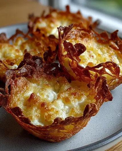 Cottage Cheese Fry Nests — Zero-Potato Crisp Pull
