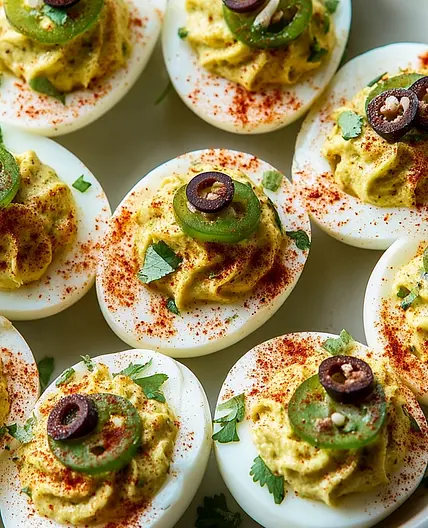 Spicy Mexican Deviled Eggs Recipe