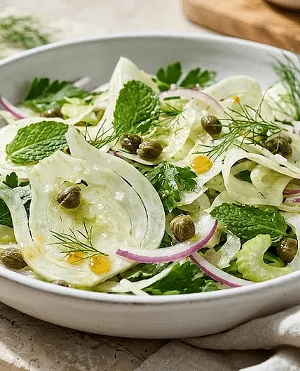 Shaved Fennel & Herb Salad