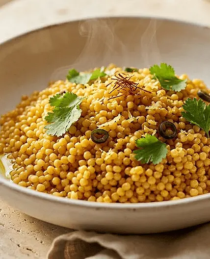 Saffron-Scented Couscous Pilaf
