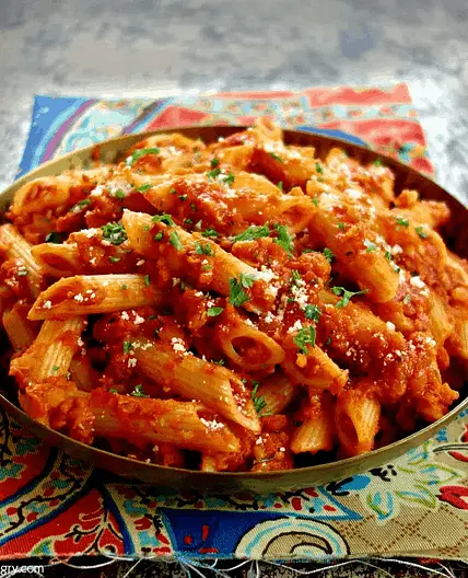 High Protein Lentil Bolognese {vegan, grain-free, easy}