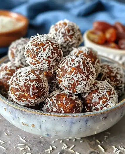 Coconut and Date Bliss Balls