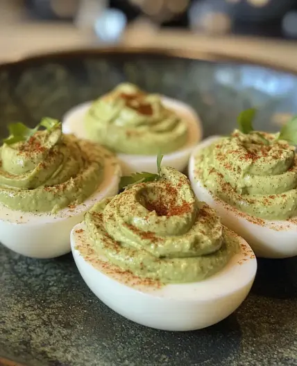 Avocado Deviled Eggs