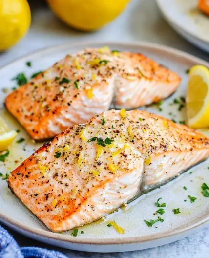 Air Fryer Salmon Lemon Garlic Tempting Easy Weeknight Win