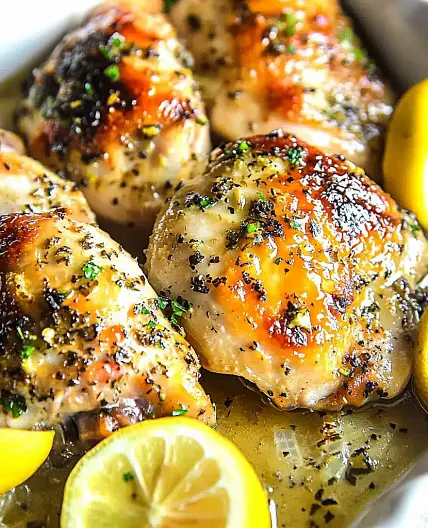Baked Chicken Breast Lemon Garlic Cozy Perfect Weeknight Meal