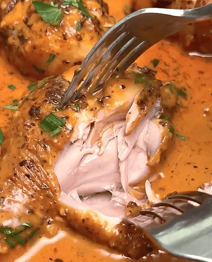 Creamy Baked Chicken Legs