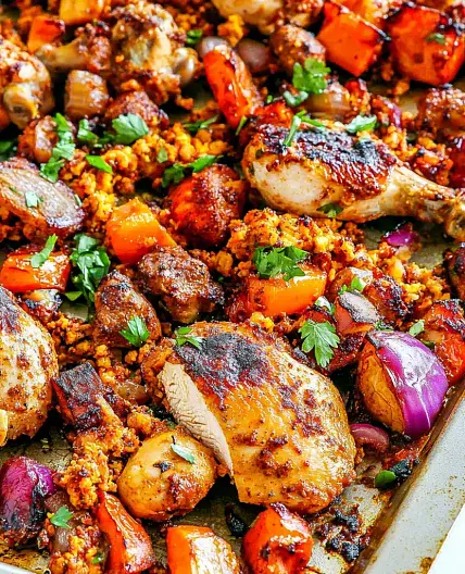 Chicken Shawarma Sheet Pan Cozy Simple Weeknight Favorite