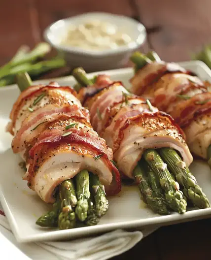 Turkey and Asparagus Bundles