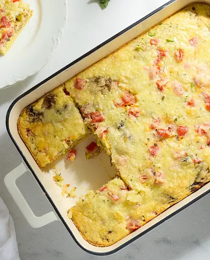 Cheesy Sausage and Egg Bake