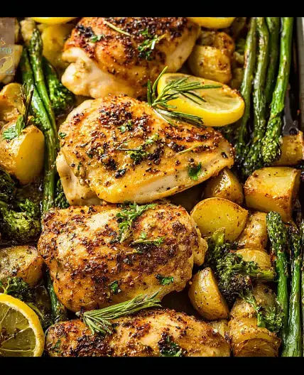 Sheet Pan Garlic Butter Chicken Meal Prep Makes Life Easy