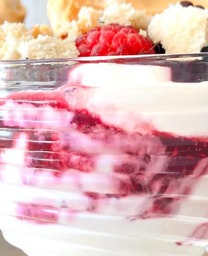 Greek Yoghurt Eton Mess with Mixed Berries and Maple Meringue
