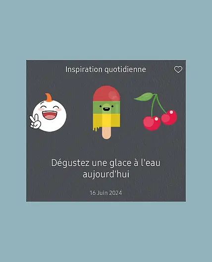 glace a leau et au fruit