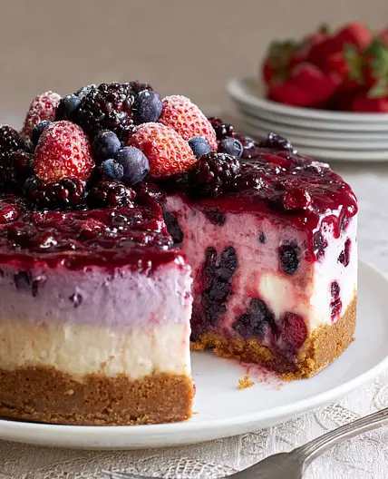 Gluten-Free Berry Cheesecake Recipe
