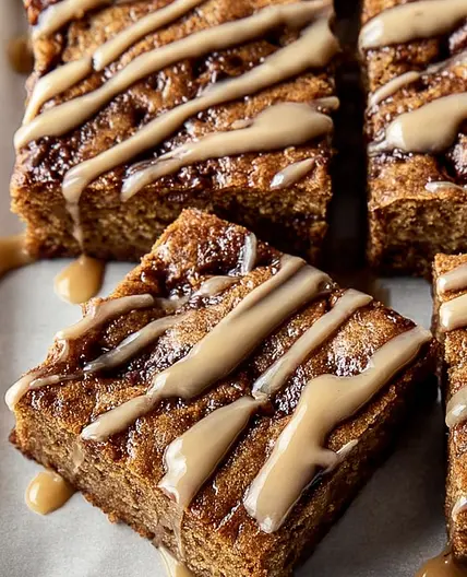 Mocha Chip Blondies with Coffee Glaze Recipe