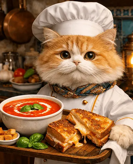 Creamy Oven Roasted Tomato Soup