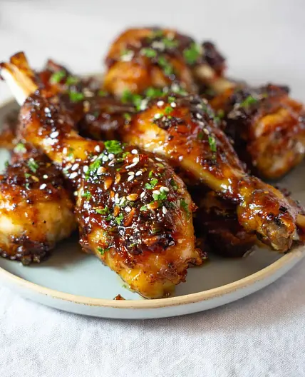Air Fryer Honey Garlic Chicken Drumsticks That Make Dinner Irresistible