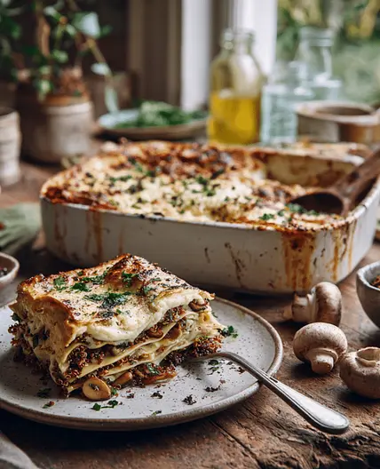 Creamy Lasagna Bolognese