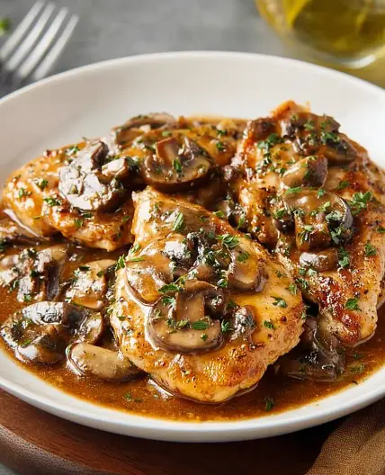 Copycat Olive Garden Chicken Marsala Made Easy and Comforting