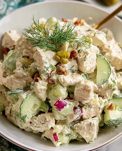 Dill Pickle Chicken Salad Recipe